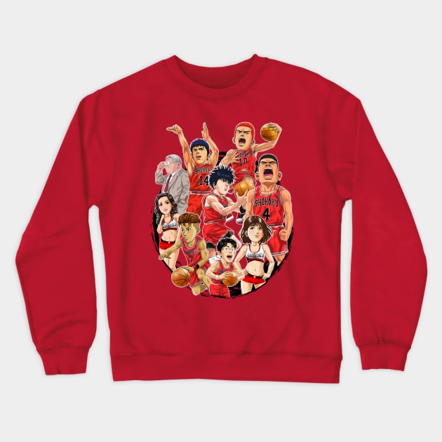 Slam Dunk Crewneck Sweatshirt by KZDENG